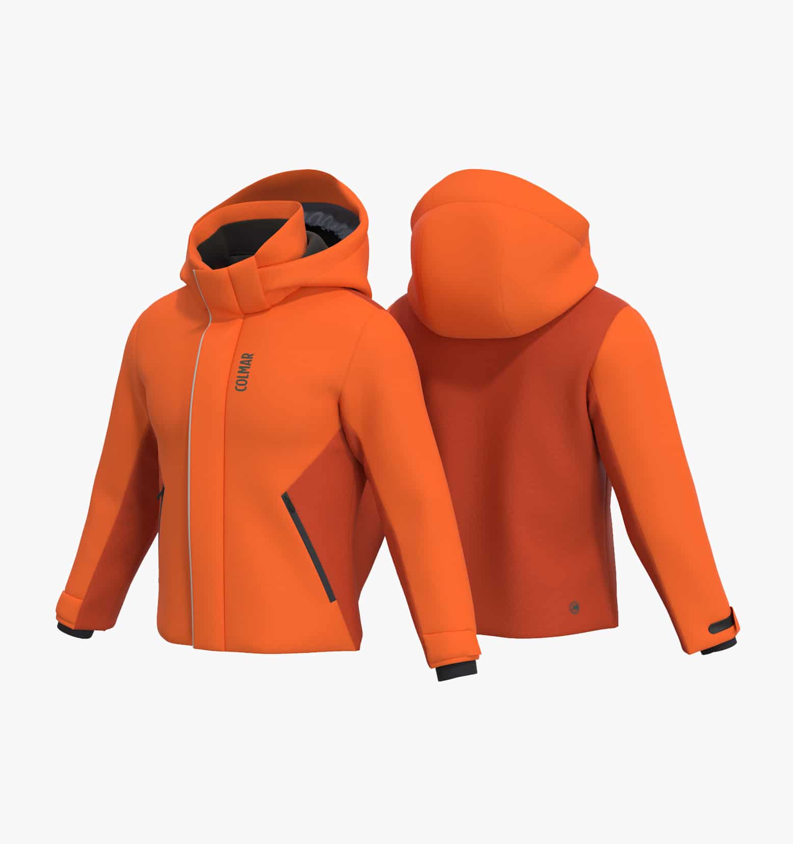 Geacă de ski Colmar Copii Plain Mars Orange 3134-634 băieți