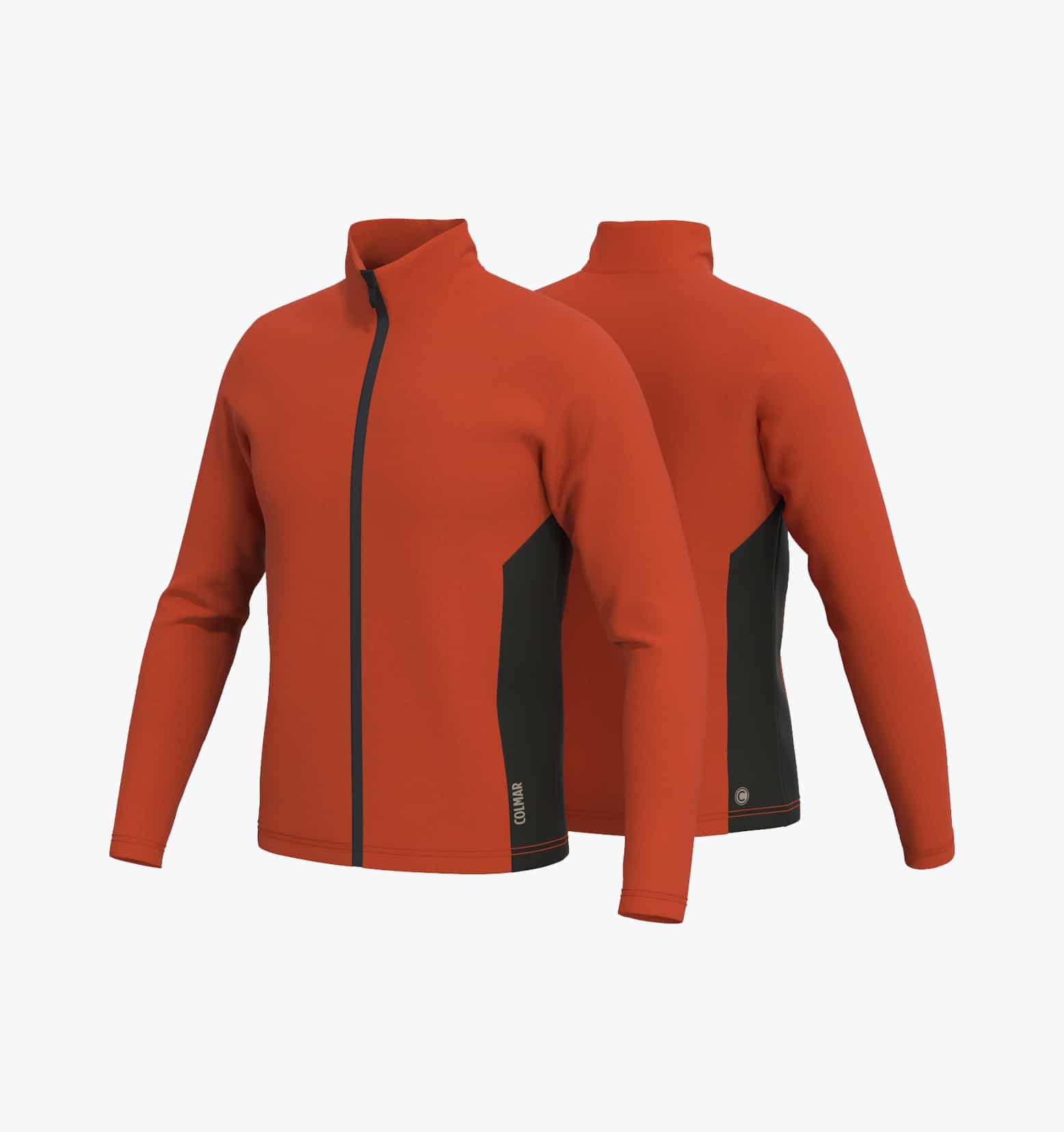 Polar de ski Colmar Bărbați 8343-47 Waffle zip Paprika