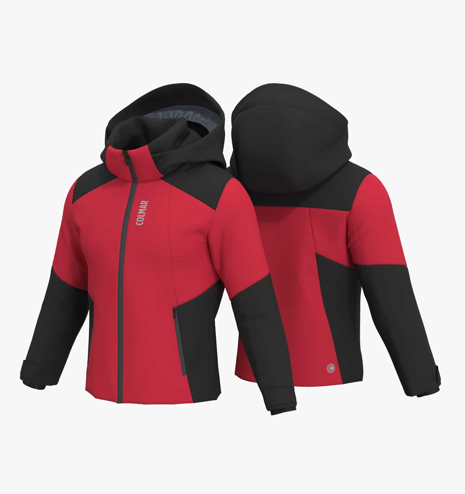 Geacă de ski Colmar Copii ColorBlock English Red 3151-687 băieți