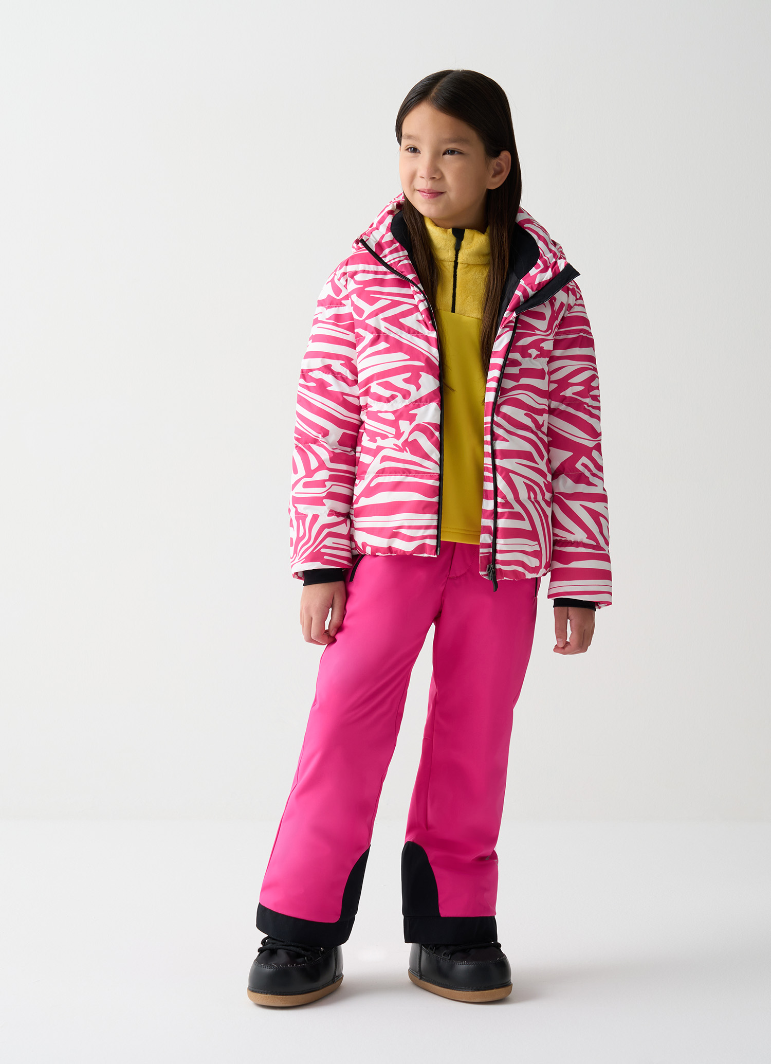 Geacă de ski Colmar Copii Puffy Pink 3159M-505 fete