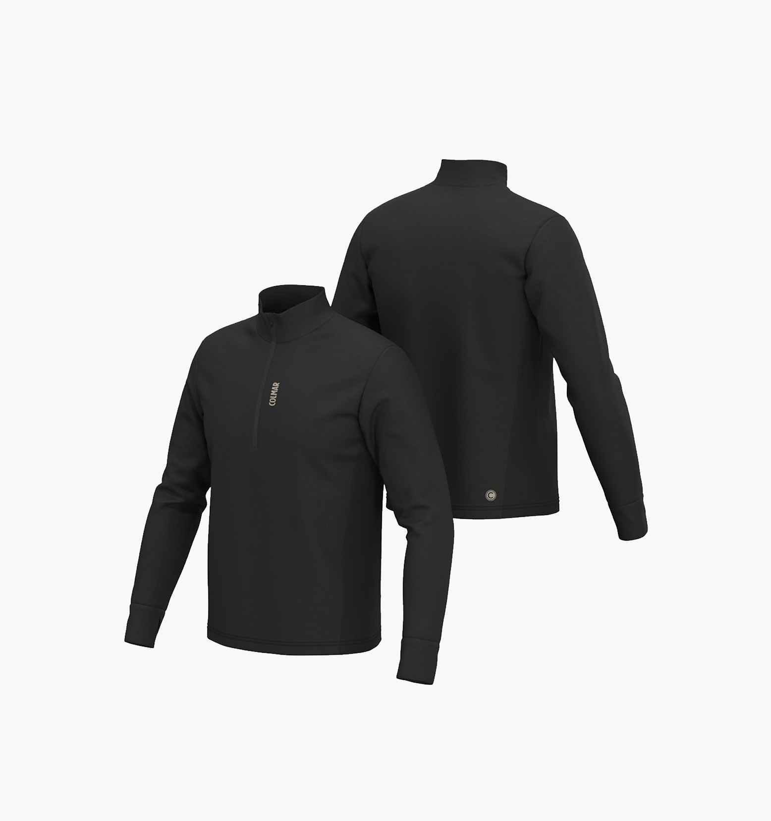 Polar de ski Colmar Bărbați 8366-99 Fine Half-Zip Black