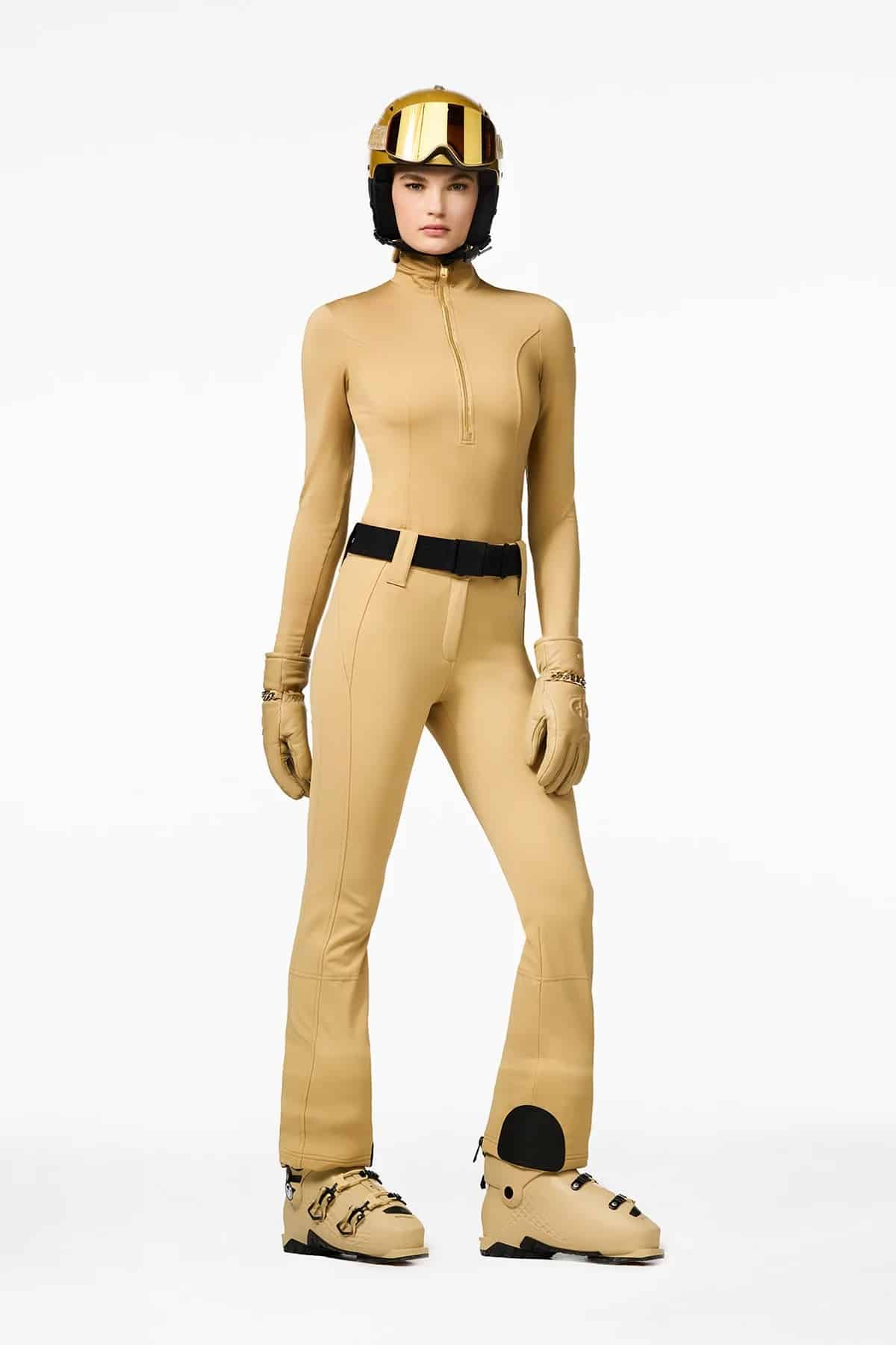 Bluză de ski Goldbergh Damă GB30020254-7484 Serena Caramello