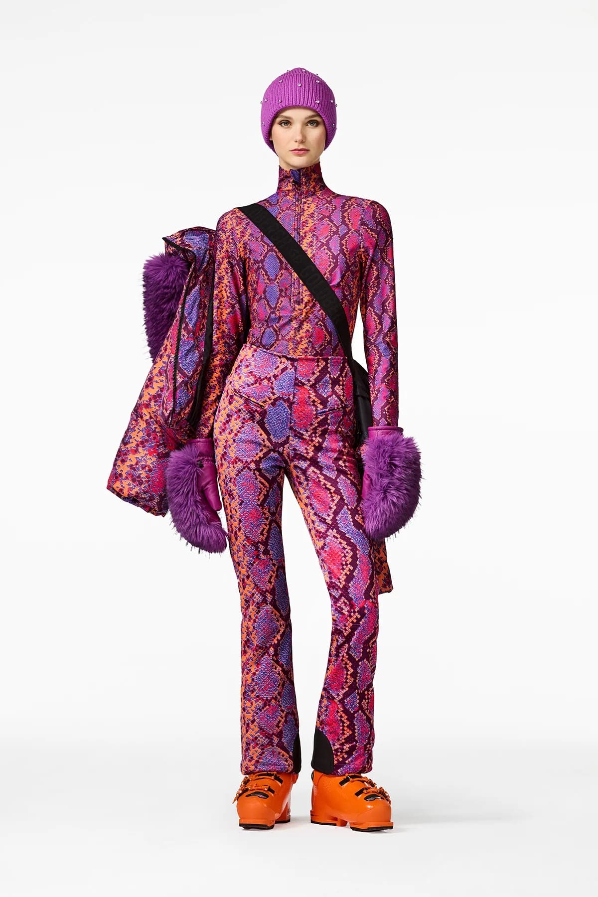 Bluză de ski Goldbergh Damă GB31220254-0013 Fiesta Pink