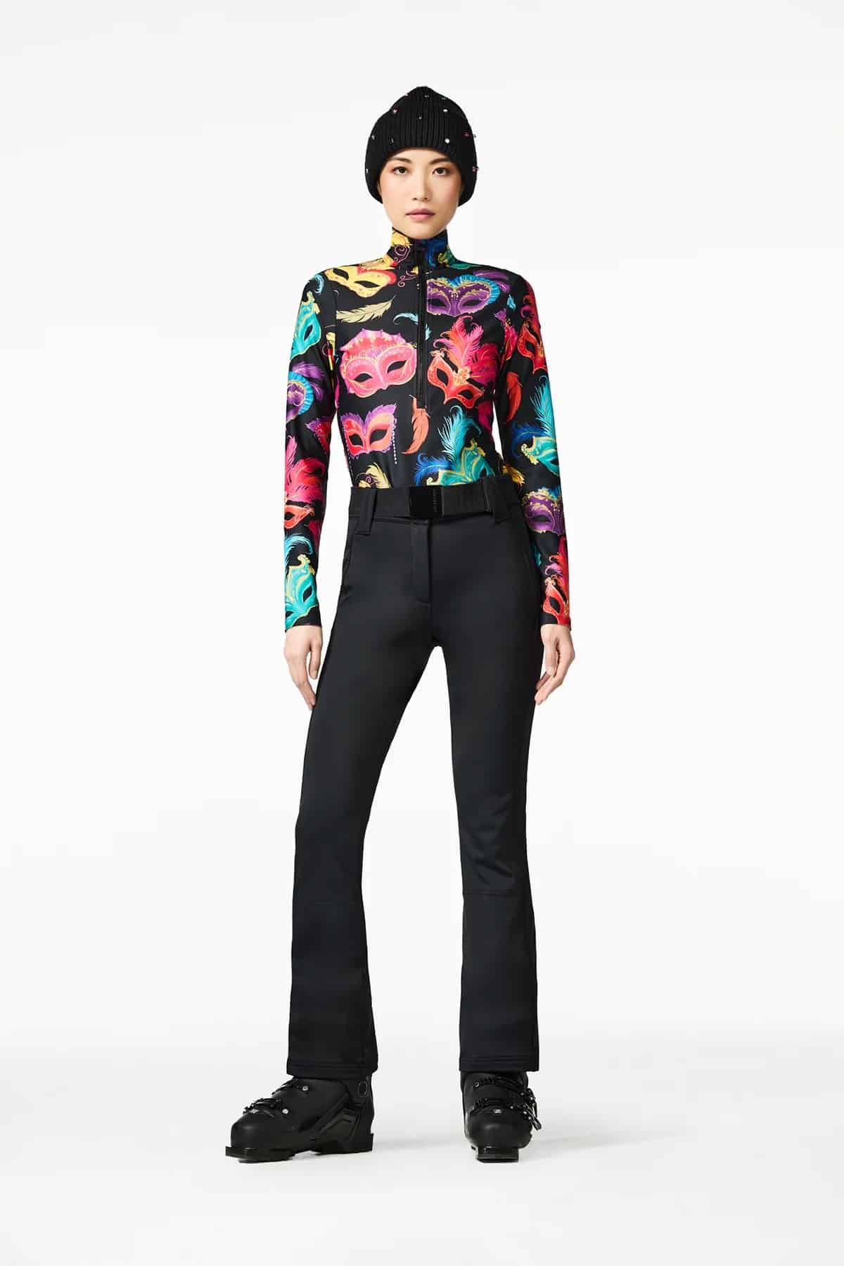 Bluză de ski Goldbergh Damă GB31820254-0017 Maschera Black