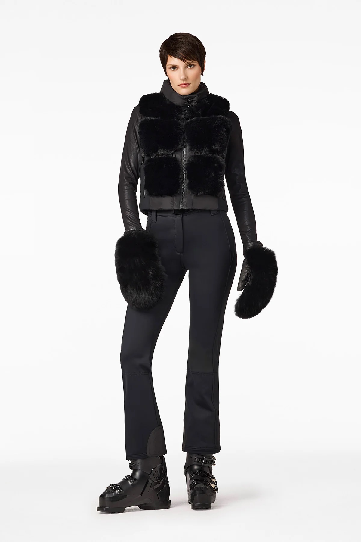 Vestă de ski Goldbergh Damă GB02380254-9000 Chic Black