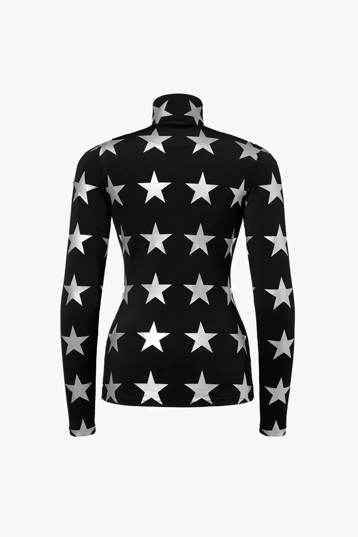 Bluză de ski Goldbergh Damă GB31420254-9028 Lunaria Black-Silver