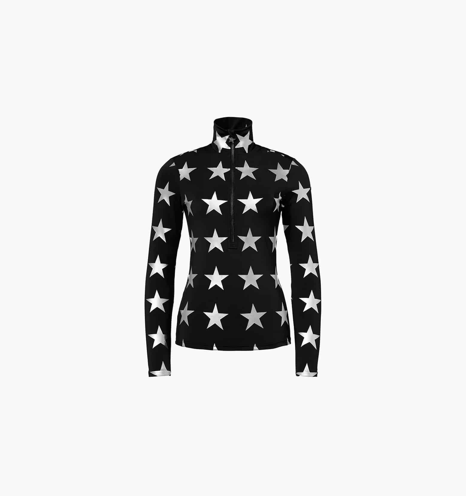 Bluză de ski Goldbergh Damă GB31420254-9028 Lunaria Black-Silver