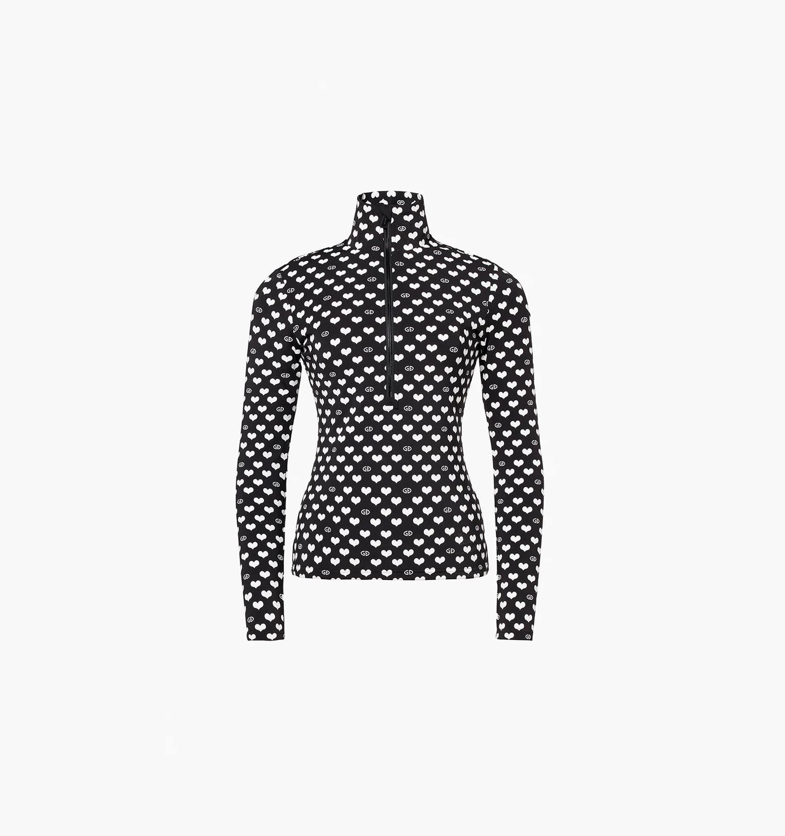 Bluză de ski Goldbergh Damă GB32120254-0024 Couri Black-White