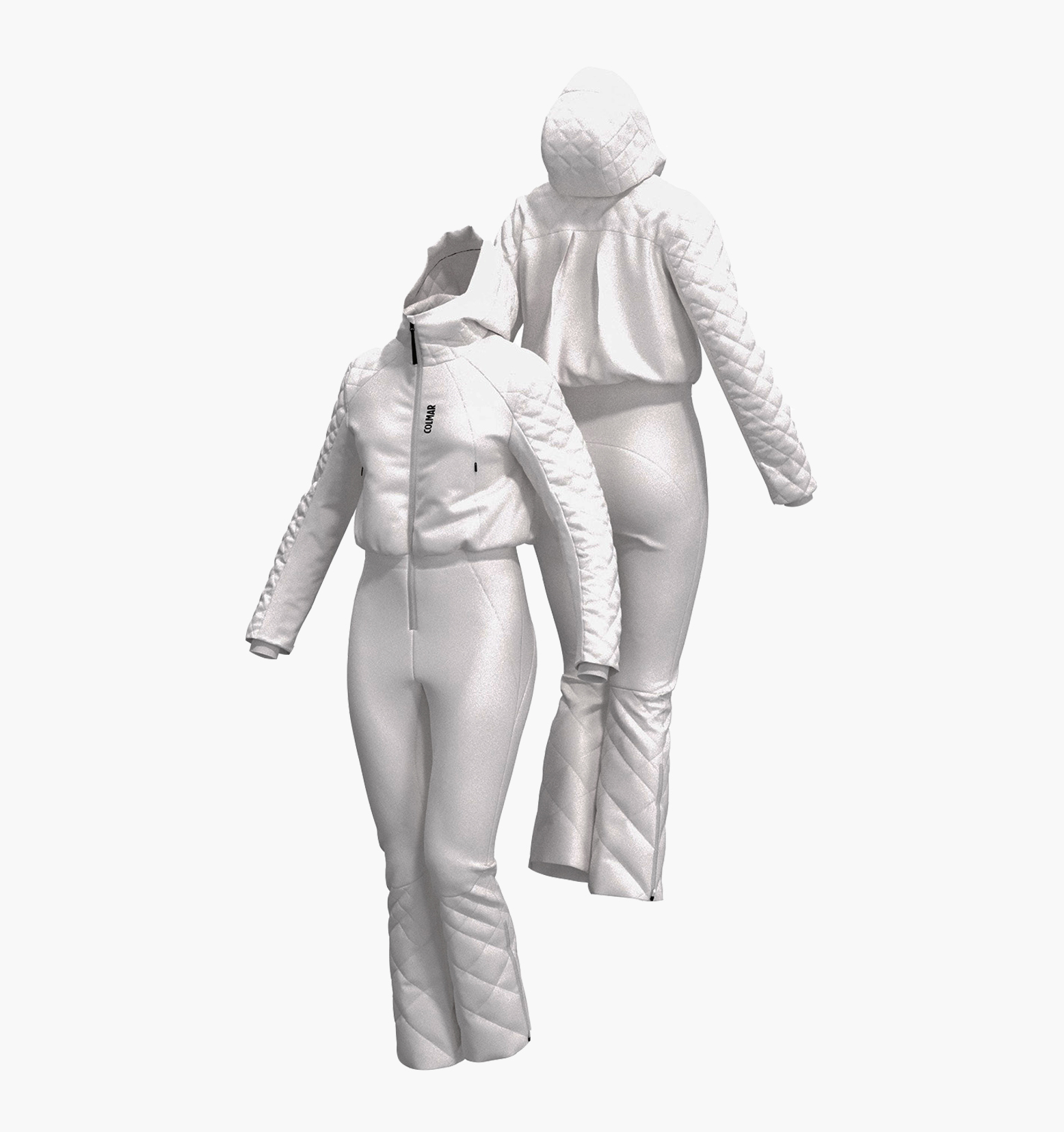 Costum de ski Colmar Damă 2315-01 Wishlist White