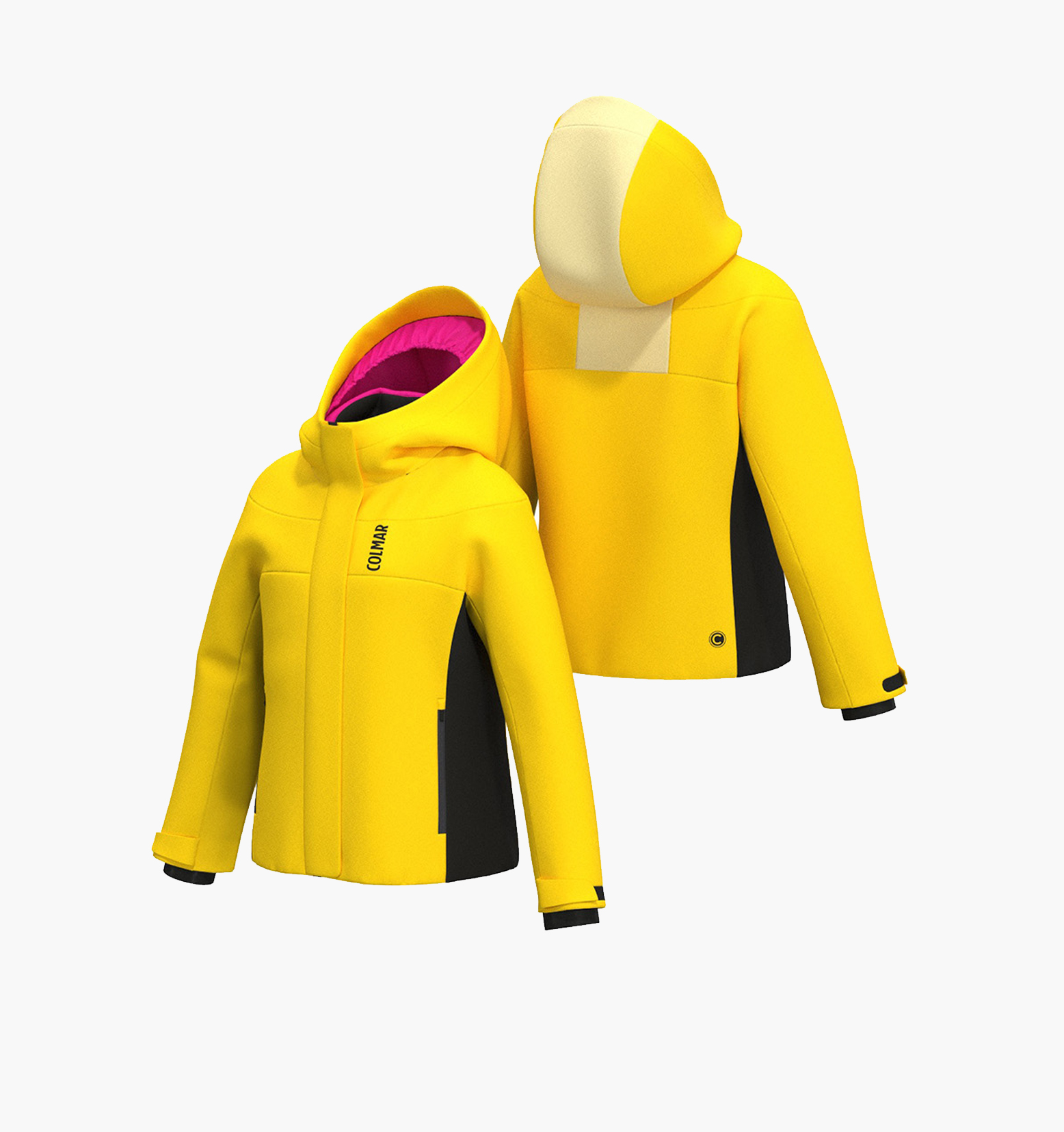 Geacă de ski Colmar Copii Padded Smart Yellow 3177-450 fete
