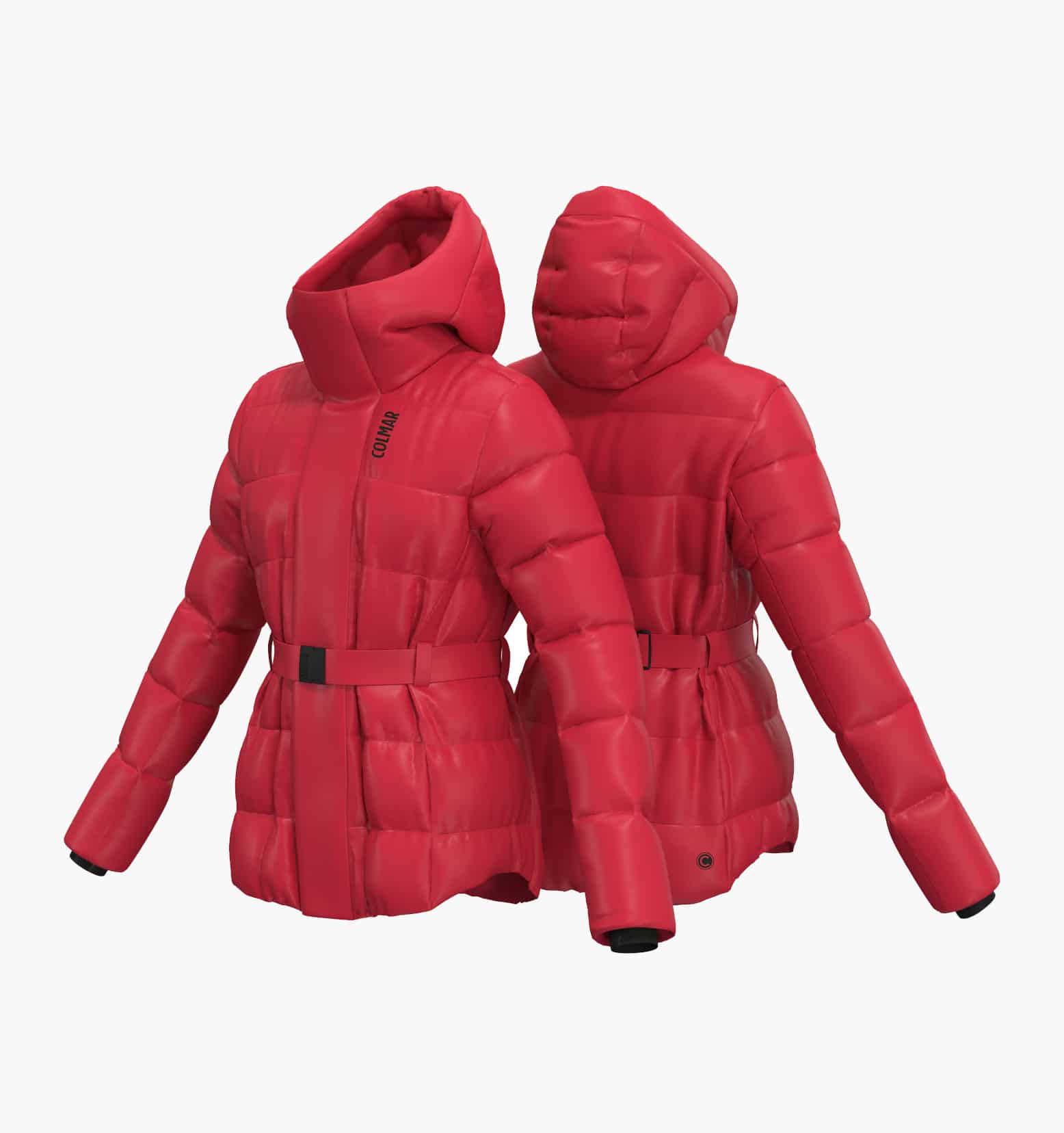 Geacă de ski Colmar Damă 2812-687 Puffy Parka English Red